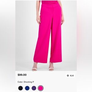 Tahari ASL Women’s Wide Leg Mid Rise Pant